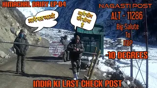 Delhi to Chitkul Ep-04 | Nagasti post | ITBP | Indian last check post | #royalenfield #bikeride2020