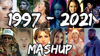 POP SONGS WORLD 1997 2021  POP 2021 MEGAMİX 200+ Songs Mashup  PLAYLIST