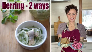 Herring 2 ways - Polish cooking.