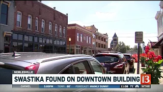 Swastika Found on Downtown Noblesville Building