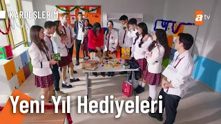 12 A sınıfı yılbaşı hediyelerini verdi🎁- Kardeşlerim 111. Bölüm