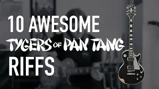 10 Awesome Tygers Of Pan Tang Riffs!