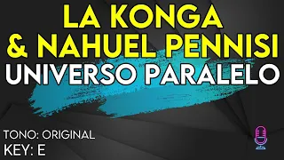 La Konga & Nahuel Pennisi - Universo Paralelo - Karaoke Instrumental