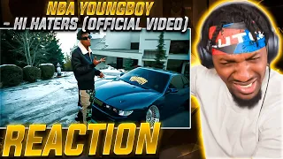 NBA YoungBoy - Hi Haters (REACTION!!!)