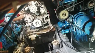 Gulfstar 36 Trawler Engine Start-up