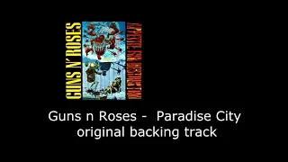 Guns n Roses    Paradise City original backing track