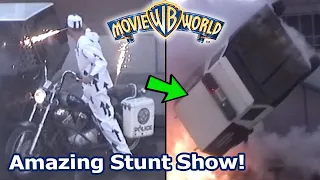 Highlights from the BEST Stunt Show at Movie World - Police Academy!