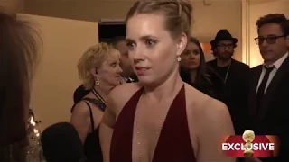 Amy Adams - backstage interview - Golden Globes 2014