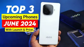 Top 3 Upcoming Smartphones in June 2024 | iQOO Z9 Turbo Launch Date in India