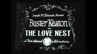 Silent Comedy Short Buster Keaton in "The Love Nest" (1923)