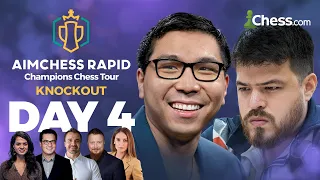 Watch Eduardo vs Wesley as Nodirbek Awaits the Winner | Aimchess Rapid Day 4