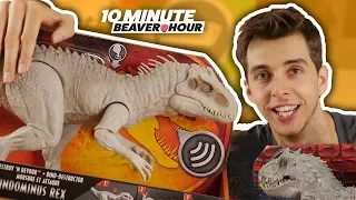 Indominus Rex DINO RIVALS! | 10 Minute Beaver Hour - Jurassic World Unboxing