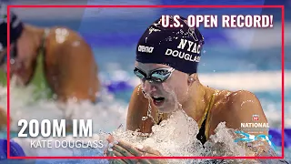 National Title & U.S. Open Record For Kate Douglass In 200M IM | Phillips 66 National Championships