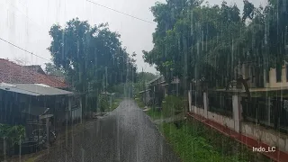 Fresh Rain Covers My Village,The Sound Is Very Soothing,Let's Relax,Get Rid of Anxiety & Insomnia