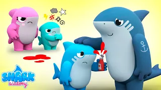 Baby Shark learns to admit his mistakes! - Good Behavior for Kids - Baby Shark Song for Kids