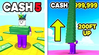 Roblox I got MAXIMUM Money in CASH Race