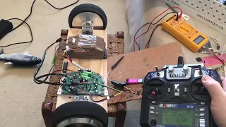 Hoverboard Firmware reflash with Emanuel Feru FOC firmware- configured for PWM on right port.