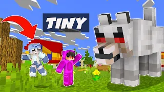 ❤️Minecraft But We’re TINY! (Tagalog)