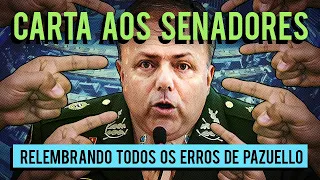 CPI -  Dossiê de erros do Ministro PAZUELLO - CARTA aos SENADORES