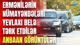 Qarabağ ermənilərinin nümayəndələri Yevlaxı belə tərk etdilər: görüş yerindən SON MƏLUMATLAR