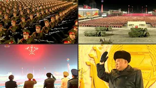 Riesige Militärparade in Nordkorea | AFP