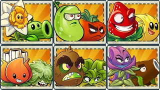 Plants Vs Zombies 2 | Team RANDOM Plants Power-Up! vs Modern Day Gargantuar (PVZ2)