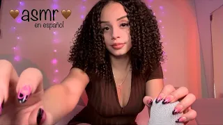 ASMR en Español✨ Fast Tapping, Mouth Sounds, Scratching, Hand Movements & Hand Sounds (side to side)