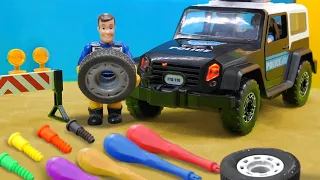 Assembling Police Car  Video for Kids|Unboxing and Assembly  Police  Cars Toy Videos for Kids