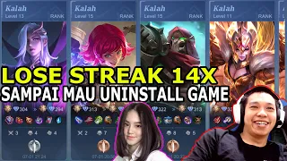 GA TEGA❗️KETEMU CEWE CANTIK LOSE STREAK 14 X , YUK KITA BANTU Pecahin Lose Streak nya - MLBB