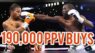 TERENCE CRAWFORD vs. SHAWN PORTER SOLD 190K PAY PER VIEW BUYS ON ESPN+ WHAT'S NEXT FOR BUD CRAWFORD?