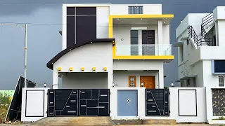 Middle Class family-க்காக 1200sqftல் கட்டப்பட்ட மாஸ் வீடு👌 Low Budget East Facing 2BHK Duplex House