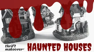 Thrifted Makeover - Mini Haunted House's Inspired by Valentine's Day