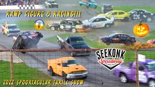 RAMP FIGURE 8 RACING!!! Spooktacular Pumpkin Smash Thrill Show 2022