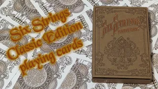Daily deck review day 171 - Six String Classic Edition playing cards By Kardify