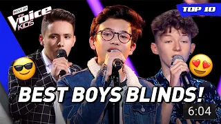 BEST BOYS in The Voice Kids! 😎 | Top 10 (Part 2)