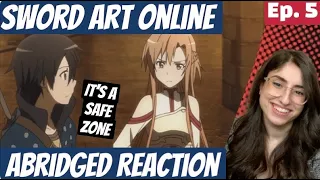 Sword Art Online Abridged Reaction | SAO Abridged ep. 5