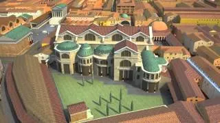 Ostia Antica, harbour of the Imperial Rome - A computer reconstruction