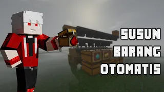 Cara susun barang otomatis di Chest Minecraft | Minecraft Indonesia