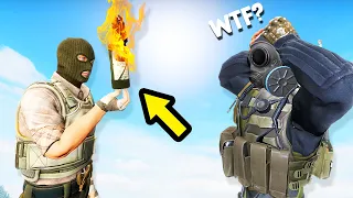 300 IQ SMART TRICK! - CS:GO BEST ODDSHOTS #654