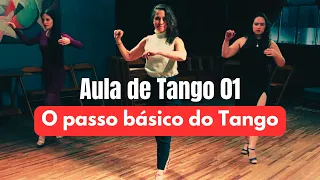 Passo básico do Tango - método simples e fácil por Juliana Maggioli (Aula 1)