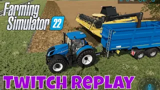 Farming Simulator 22 - New Holland Canola Farm Episode 1 - Twitch Replay