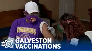 Galvestonians feel sense of comfort at church vaccine site