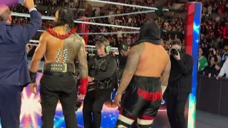 Roman Reigns Entrance at Raw after Wrestlemania 39