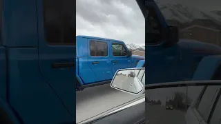 Light blue Jeep Gladiator Mojave