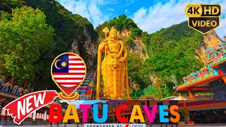 BATU CAVES MALAYSIA | PATUNG DEWA MURUGAN TERTINGGI DI DUNIA | WALKING AROUND TOUR 4K HDR