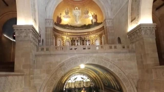 A Catholic Mass at the Church of the Transfiguration of Jesus at Mount Tabor, Israel