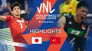 🇯🇵 JPN vs. 🇨🇳 CHN - Highlights Week 1 | Men's VNL 2022