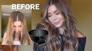 FOILING AND REFRESHING MY BRONDE HAIR COLOR | professional hairstylist tutorial