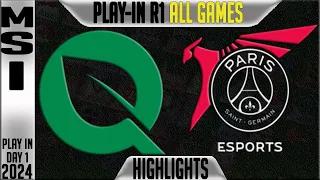FLY vs PSG Highlights ALL GAMES | MSI 2024 Play Ins Round 1 | FlyQuest vs PSG Talon