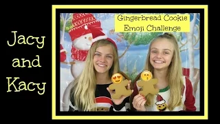 Gingerbread Cookie Emoji Challenge ~ Jacy and Kacy